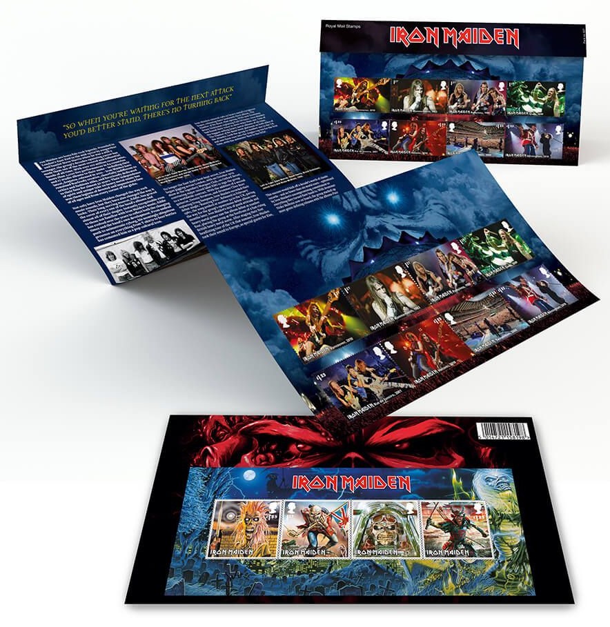 Iron Maiden ya tiene sus propias Estampillas o Sellos
