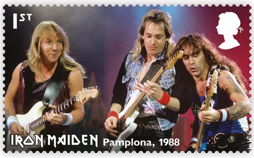 Iron Maiden ya tiene sus propias Estampillas o Sellos