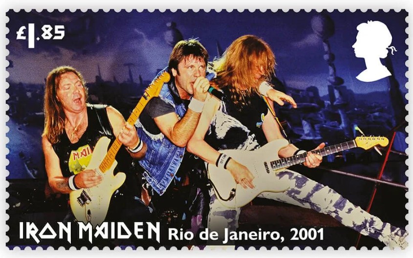 Iron Maiden ya tiene sus propias Estampillas o Sellos