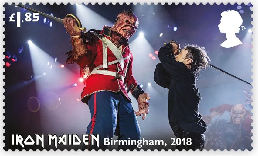 Iron Maiden ya tiene sus propias Estampillas o Sellos